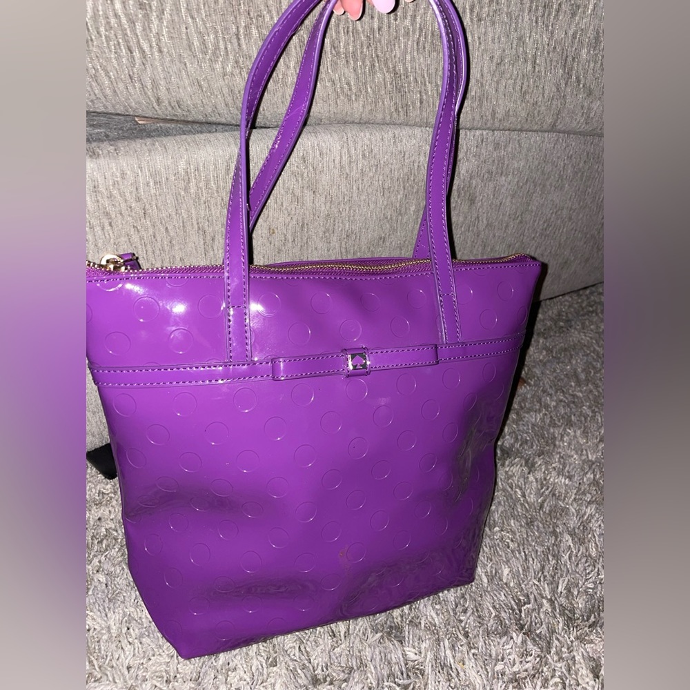 Kate spade purple tote bag